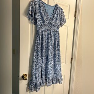 Cupshe midi floral dress NWT S